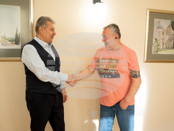 Димитър Маринов води уъркшоп в НАТФИЗ. Снимка: НАТФИЗ