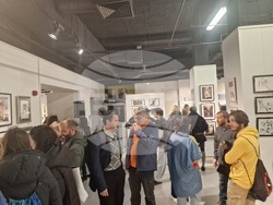 Откриване на Четвъртото национално „Биенале на илюстрацията“. Снимка: Ваня Сухарова/БТА