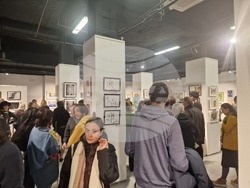 Откриване на Четвъртото национално „Биенале на илюстрацията“. Снимка: Ваня Сухарова/БТА