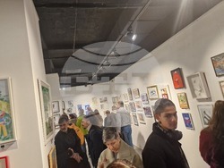 Откриване на Четвъртото национално „Биенале на илюстрацията“. Снимка: Ваня Сухарова/БТА