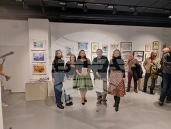 Откриване на Четвъртото национално „Биенале на илюстрацията“. Снимка: Ваня Сухарова/БТА