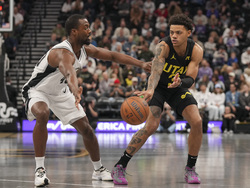 Spurs Jazz Basketball