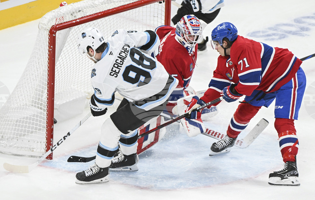 Гол на Сергачов в края на продължението донесе победата на Юта като гост на Монреал в НХЛ
