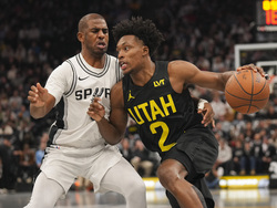Spurs Jazz Basketball