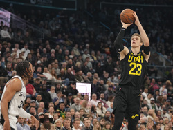 Spurs Jazz Basketball