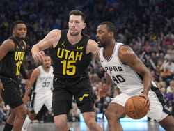 Spurs Jazz Basketball
