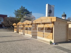 Плевен - коледна украса - подготовка