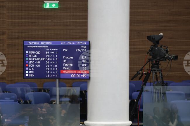 Отново не бе избран председател на Народното събрание и при шестия опит