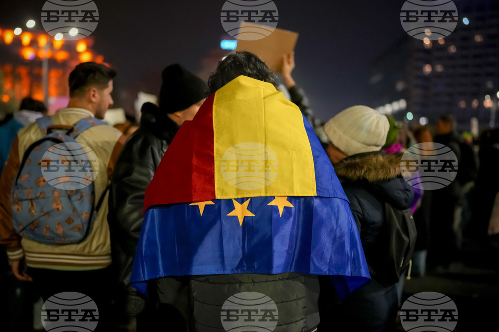 Жандармерията и проливният дъжд в Букурещ осуетиха протест срещу повторното преброяване на гласовете от първия тур на президентските избори