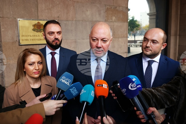 Конституционен съд - ГЕРБ - искане за тълкуване - брифинг  