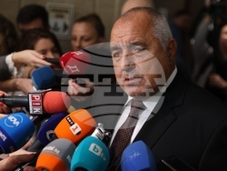 Народно събрание - кулоари - Бойко Борисов - брифинг