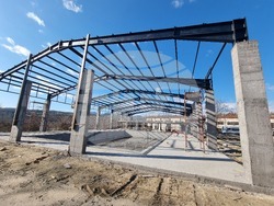 Джебел - закрит басейн - строителство Снимка: Валентина Стоева