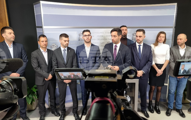 Столична община - „Продължаваме промяната-Демократична България” (Спаси София)” - брифинг