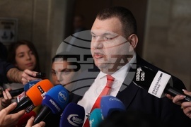 Народно събрание - кулоари - Делян Пеевски - брифинг