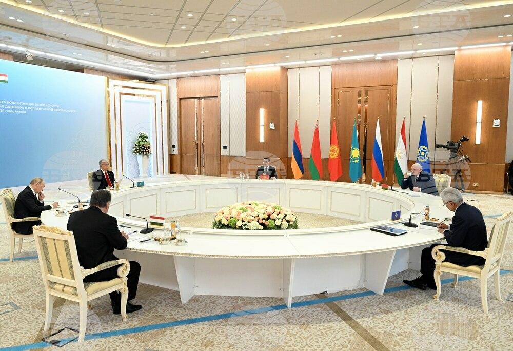 КАБАР: Президентът на Киргизстан говори на заседанието на ОДКС в Астана