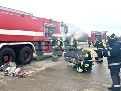 Разград - пожаро-тактическо учение