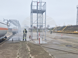 Разград - пожаро-тактическо учение