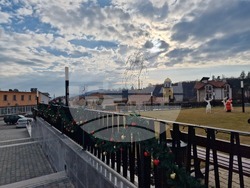 Мирково - сграда на Община Мирково - коледна украса