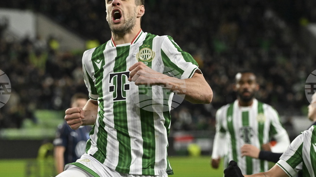 Авторът на два гола за Ференцварош срещу Лудогорец Барнабаш Варга: "Мечтаех за такъв мач"