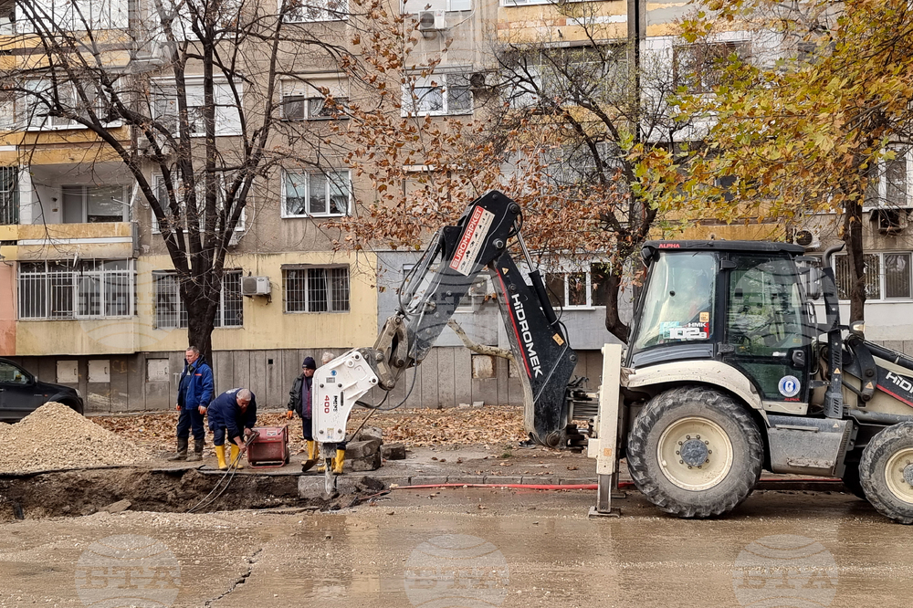Пловдив - авария - частично нарушено водоподаване