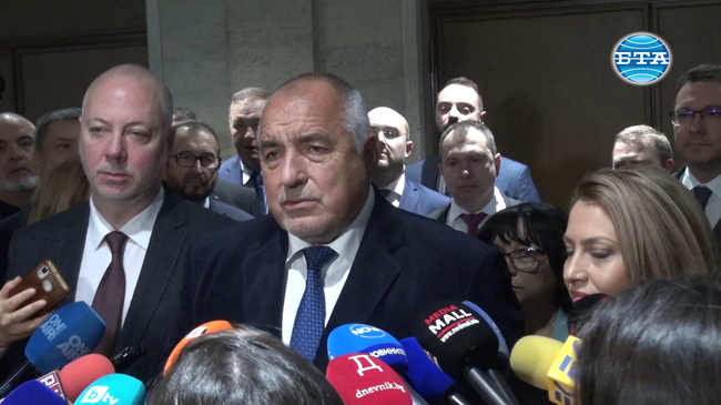 ГЕРБ -СДС оттегля Рая Назарян от процедурата за избор за председател на 51-вото Народно събрание, съобщи Бойко Борисов