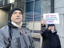 Белгия - българи - протест