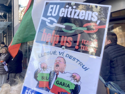 Белгия - българи - протест