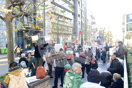 Белгия - българи - протест