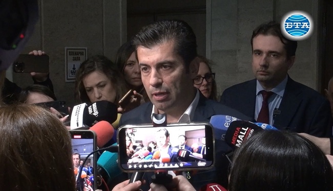 Кирил Петков: Няма да подкрепим кандидат за председател на парламента на никоя партия, която не е подкрепила декларацията ни за изолиране на Пеевски