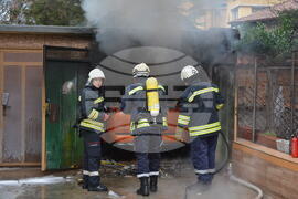 Хасково - пожар - автомобил