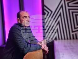 Актьорът Димитър Маринов пред БТА, снимка – Даниел Димитров/БТА