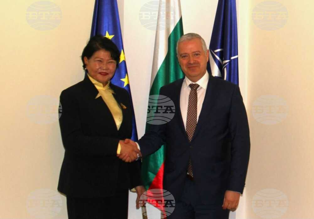 Foreign Minister Ivan Kondov Receives Mongolian Ambassador Sayanaa Lkhagvasuren