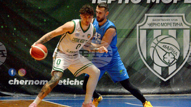 Черно море Тича се наложи над Левски и излезе начело в Националната баскетболна лига
