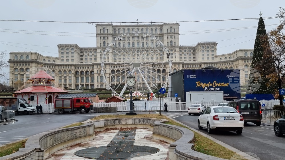 Румъния - Букурещ - Коледен базар - откриване
