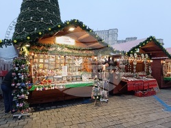 Румъния - Букурещ - Коледен базар - откриване