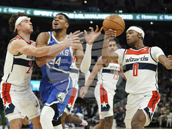 Wizards Bucks Basketball