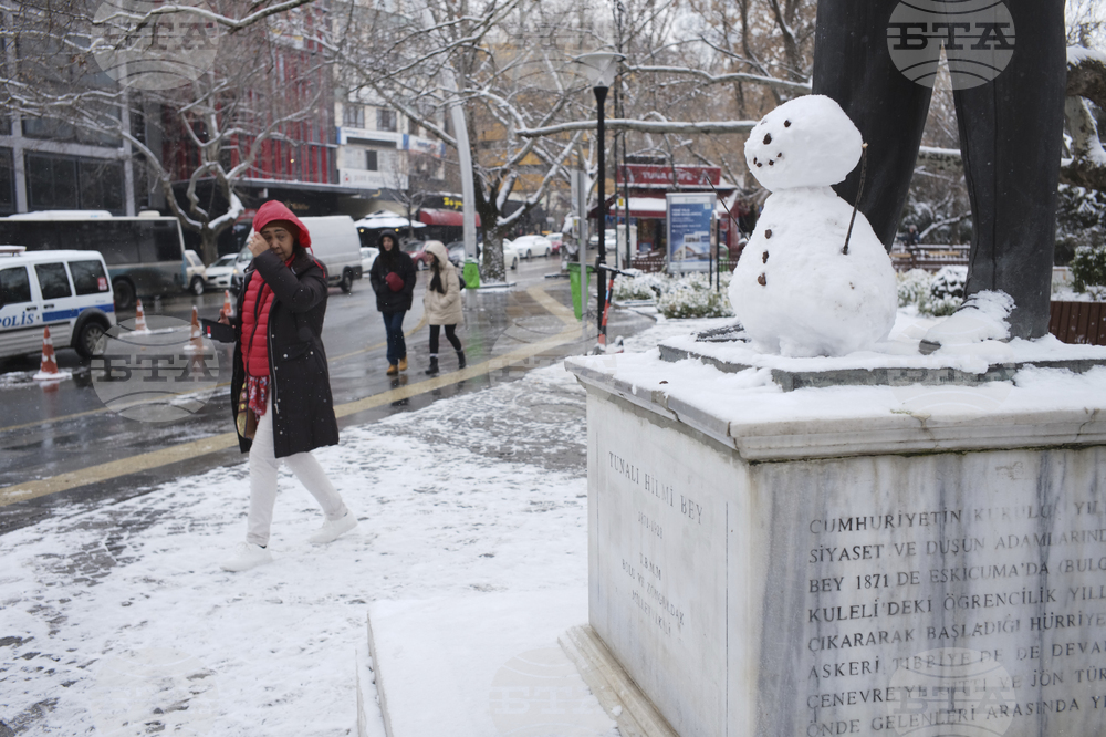 Над 550 населени места в Източна Турция са блокирани заради снеговалеж