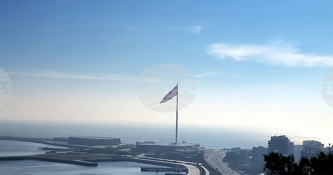 Азербайджан - Баку - Национален флаг - традиции, занаяти 