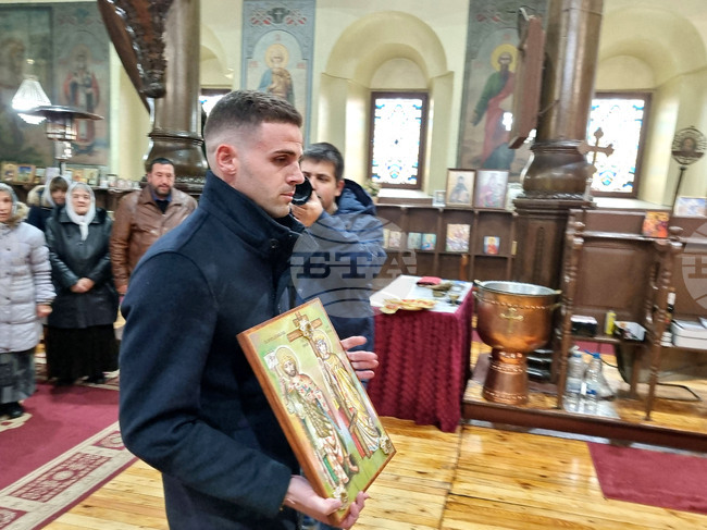 Ямбол - дарение - икона - Свети Константин и Елена 