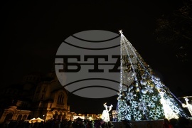 Коледна елха - светлини - запалване