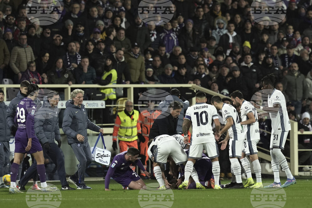 Мачът между Фиорентина и Интер бе прекъснат, след като играчът на Фиорентина Едоардо Бове колабира на терена