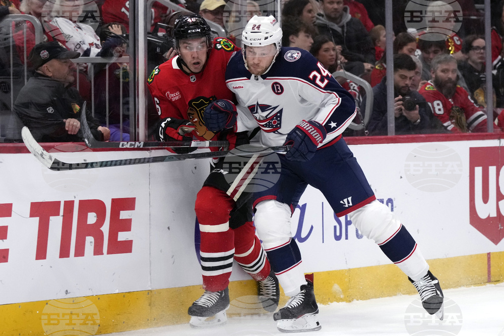 Кълъмбъс се наложи като гост над Чикаго в среща от НХЛ