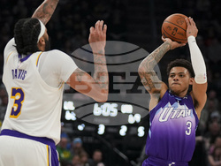 Lakers Jazz Basketball