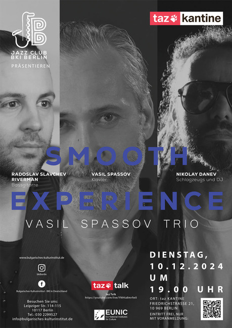 Концерт „Smooth Experience“ с музика на пианиста и композитор Васил Спасов ще се състои в Берлин