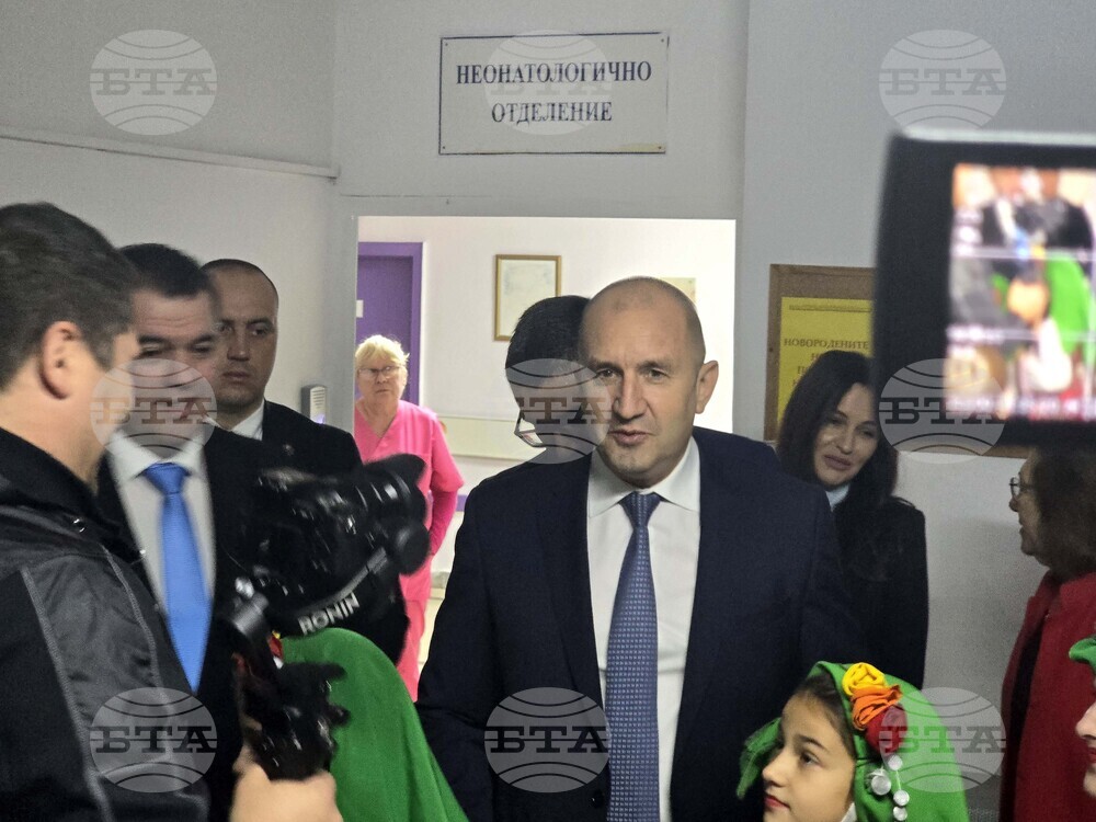 Добрич - Румен Радев - откриване на "Българската Коледа"