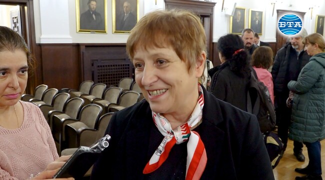 Член-кореспондент Евелина Славчева беше избрана за председател на БАН и тя е първият председател жена на научната институция