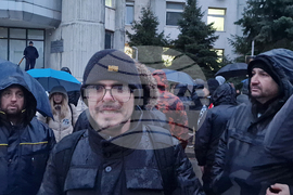 Търговище - граждани - подкрепа за Симон Милков след задържане