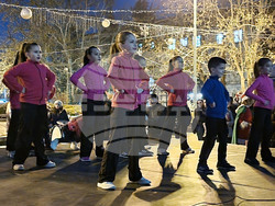 Видин - коледна елха - светлини - запалване