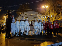 Видин - коледна елха - светлини - запалване