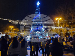 Видин - коледна елха - светлини - запалване